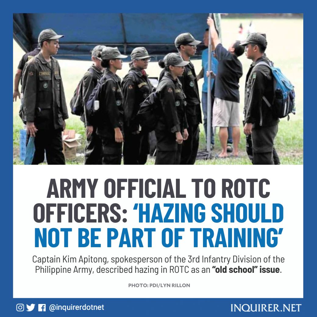 INQUIRER.net - An official of the Philippine Army has... | Facebook