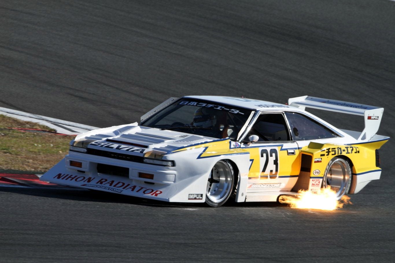 Here is the same Nissan SILVIA TURBO Super Silhouette from the