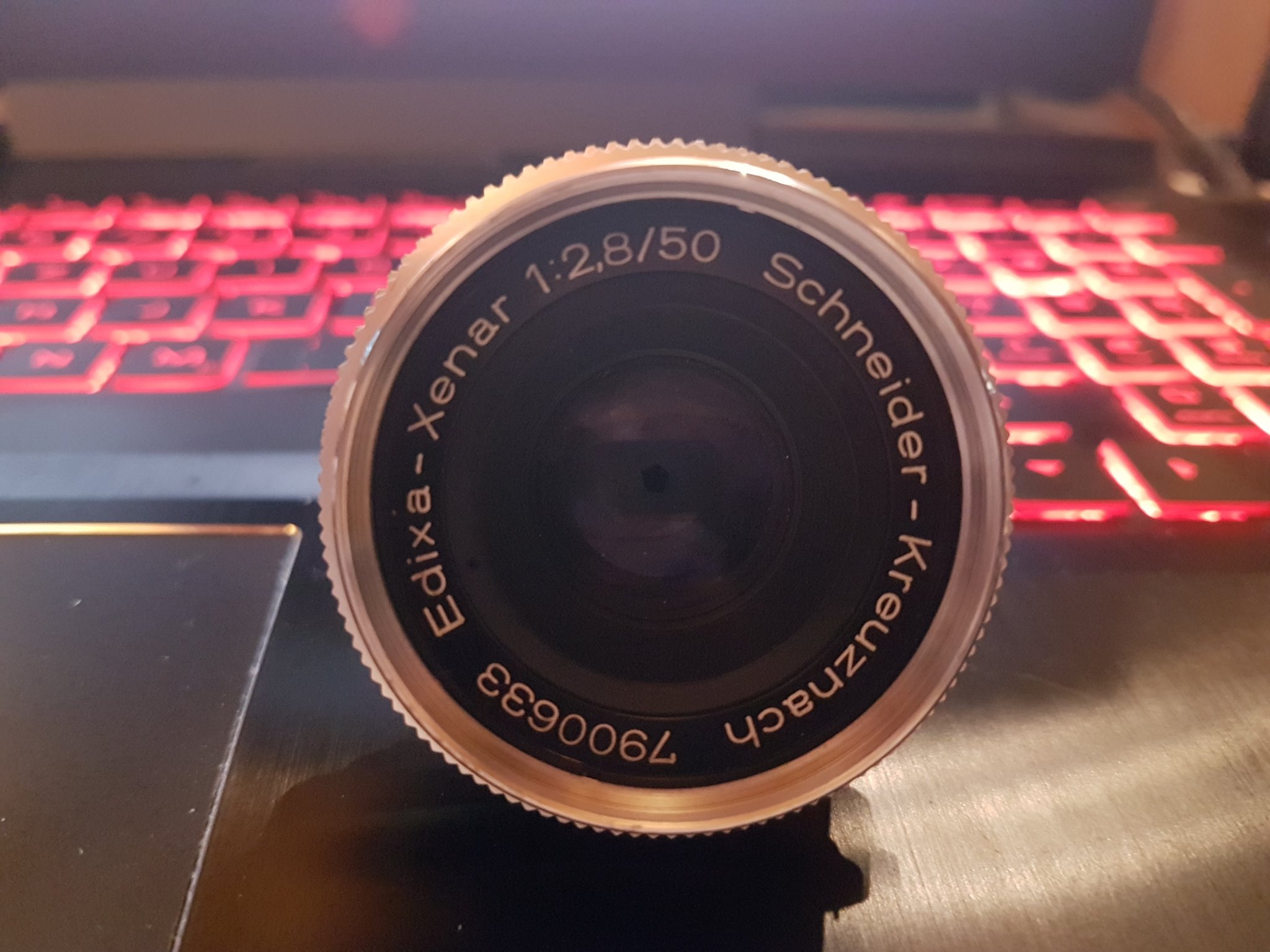 Another first Schneider-Kreuznach Edixa-Xenar 50mm f:2.8