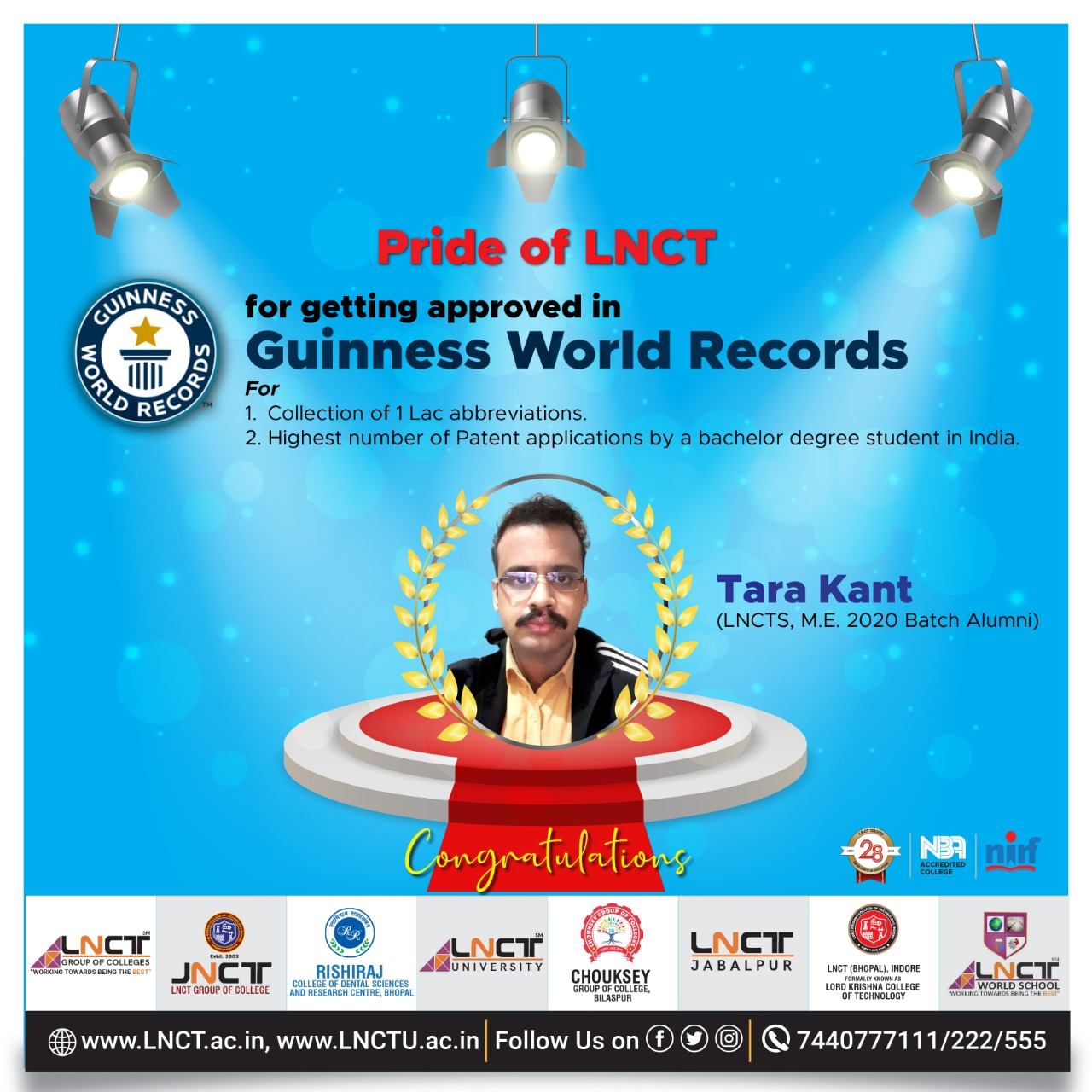 Congratulations to our bright... - LNCT Group of College | Facebook