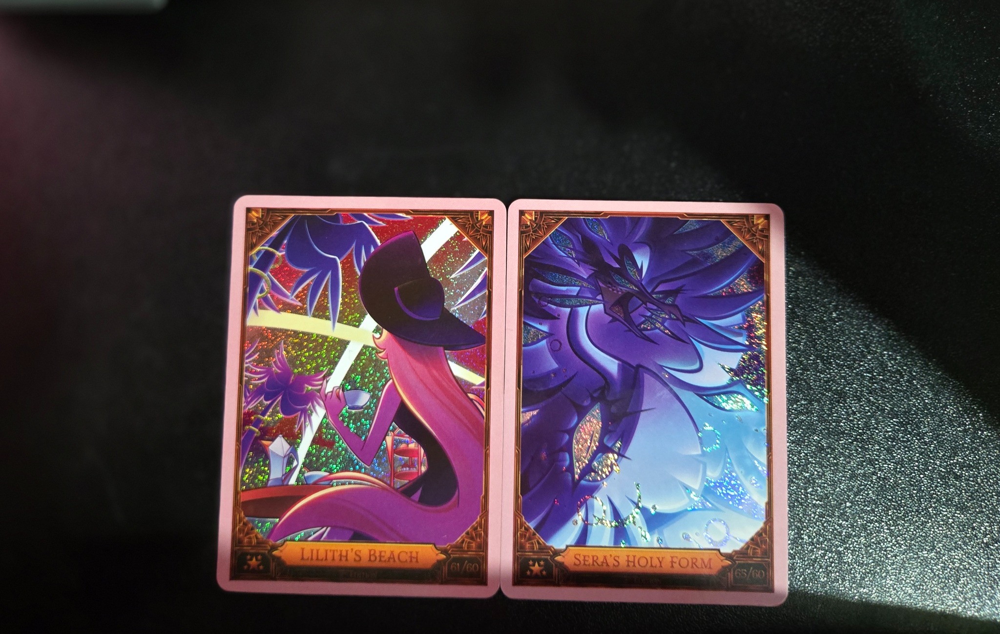 Used up all my pull luck with 6 Hazbin Hotel blaster boxes