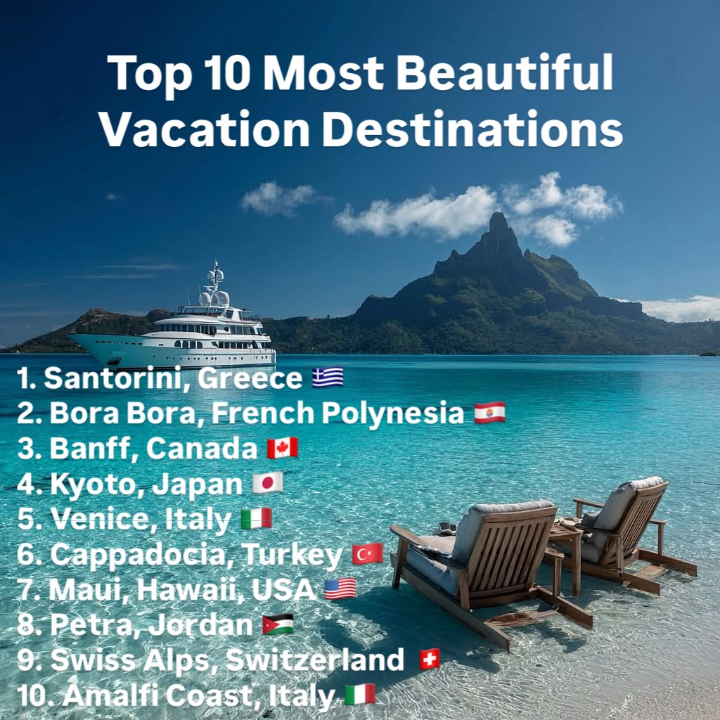 Phil - Bucket list alert 🚨 Here are the 10 most beautiful places in the ...