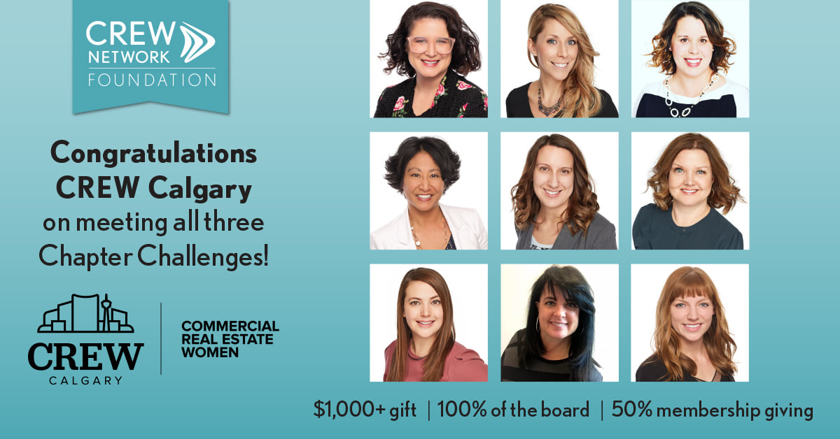 CREW Network - Congratulations to CREW Calgary for... | Facebook