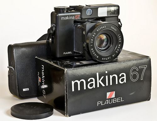 The Plaubel Makina 67 was designed in Germany and built in Japan
