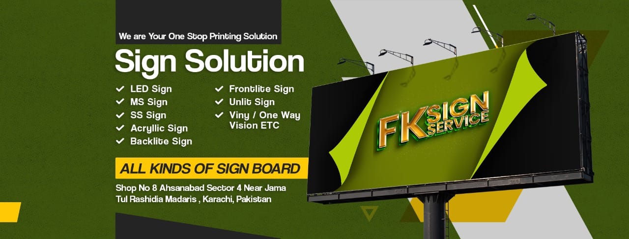 FK SIGN SERVICE | Karachi
