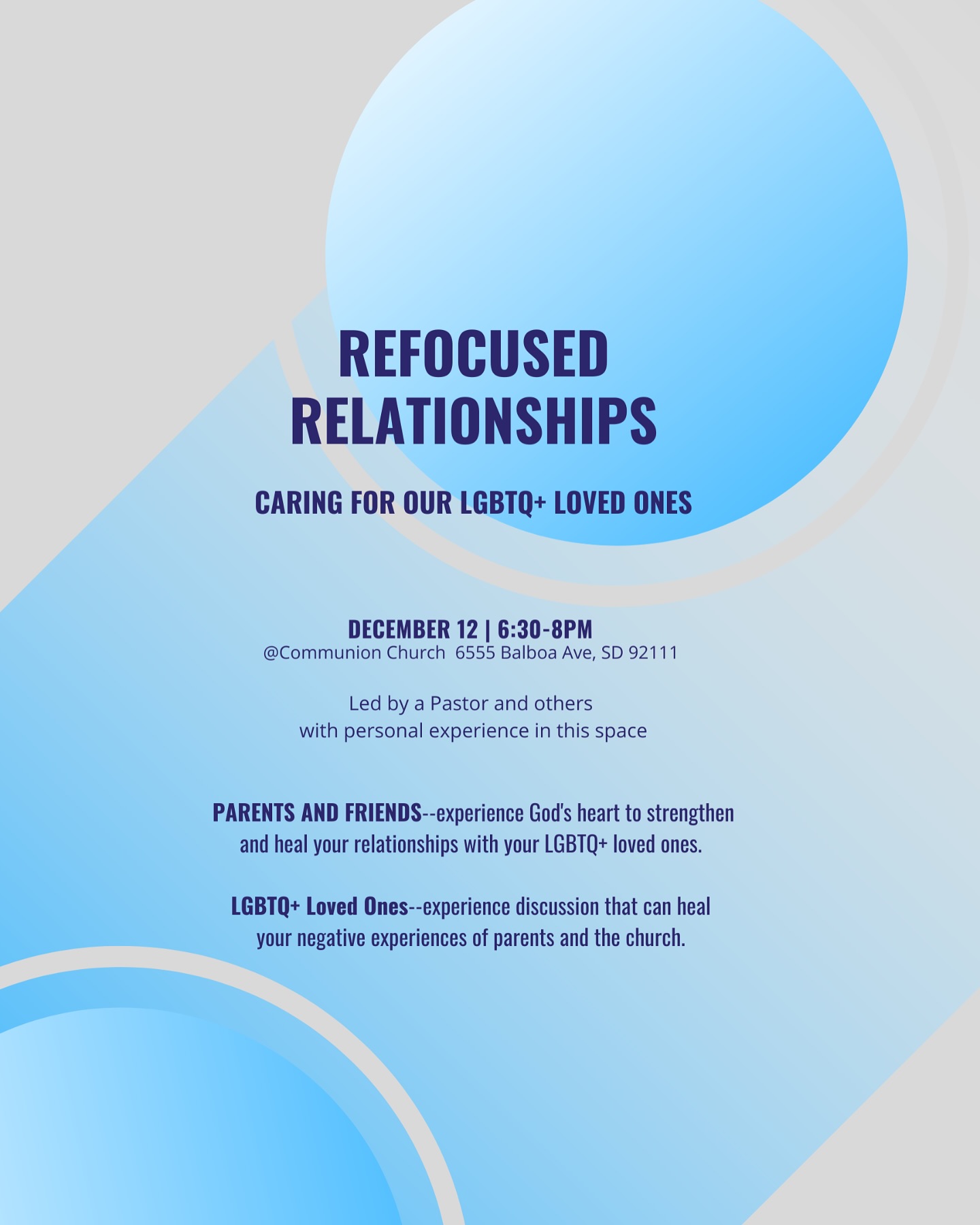 Refocused Relationships | San Diego CA
