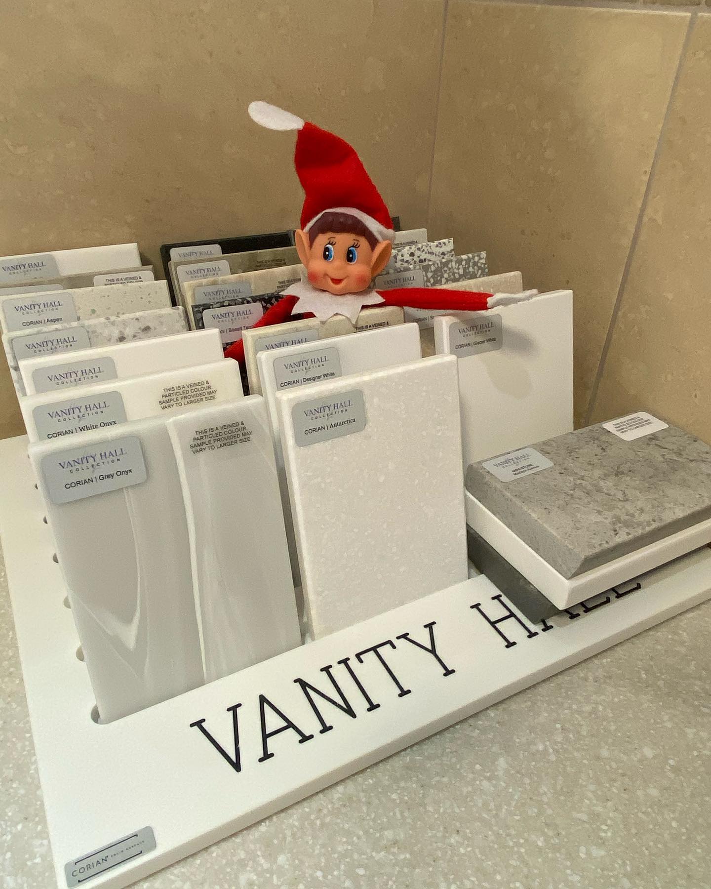 Our Christmas elf, Homie, is... - Bathrooms By HomeSupply