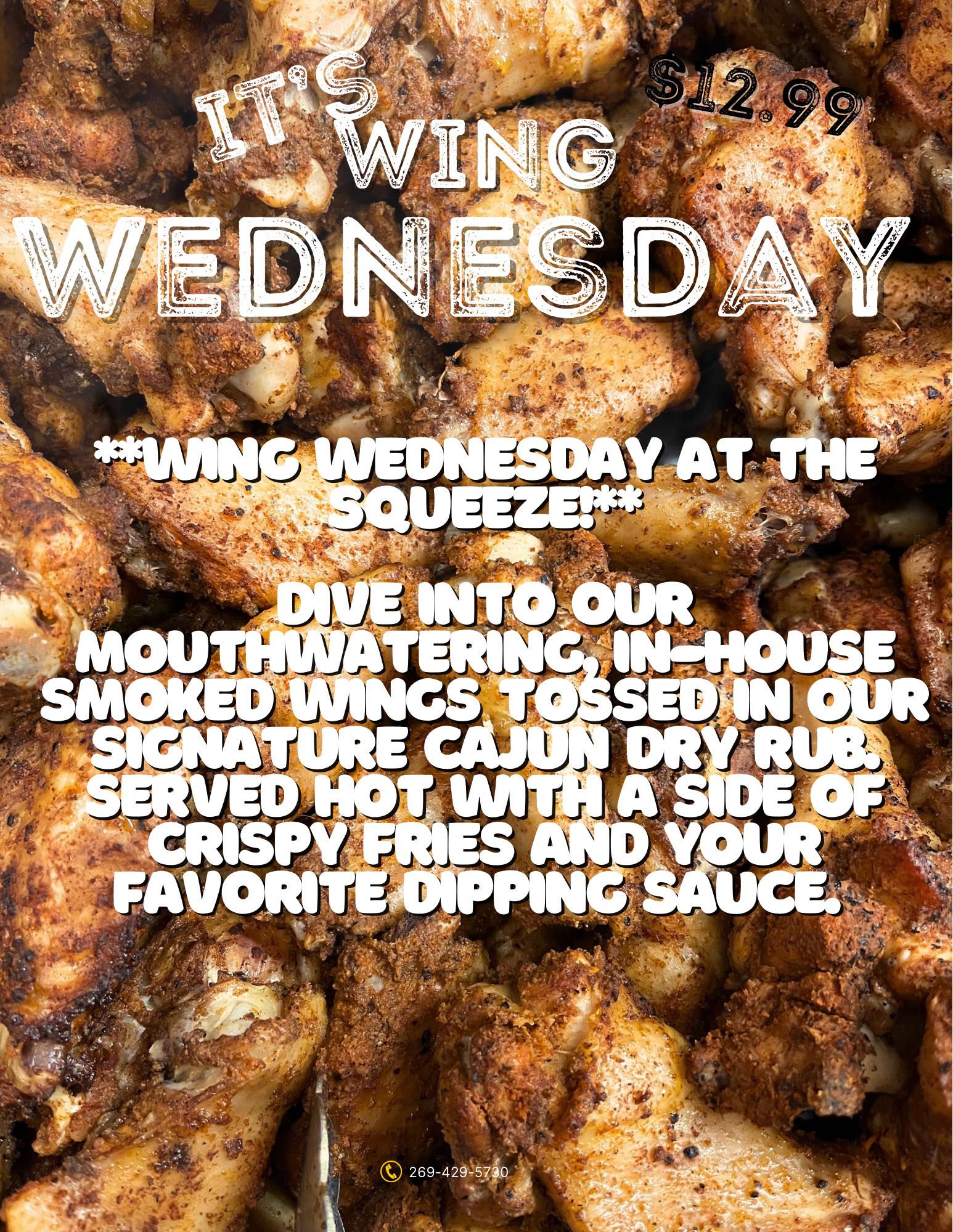 **🎉 Wing Wednesday at The... - The Squeeze Bar & Grille | Facebook