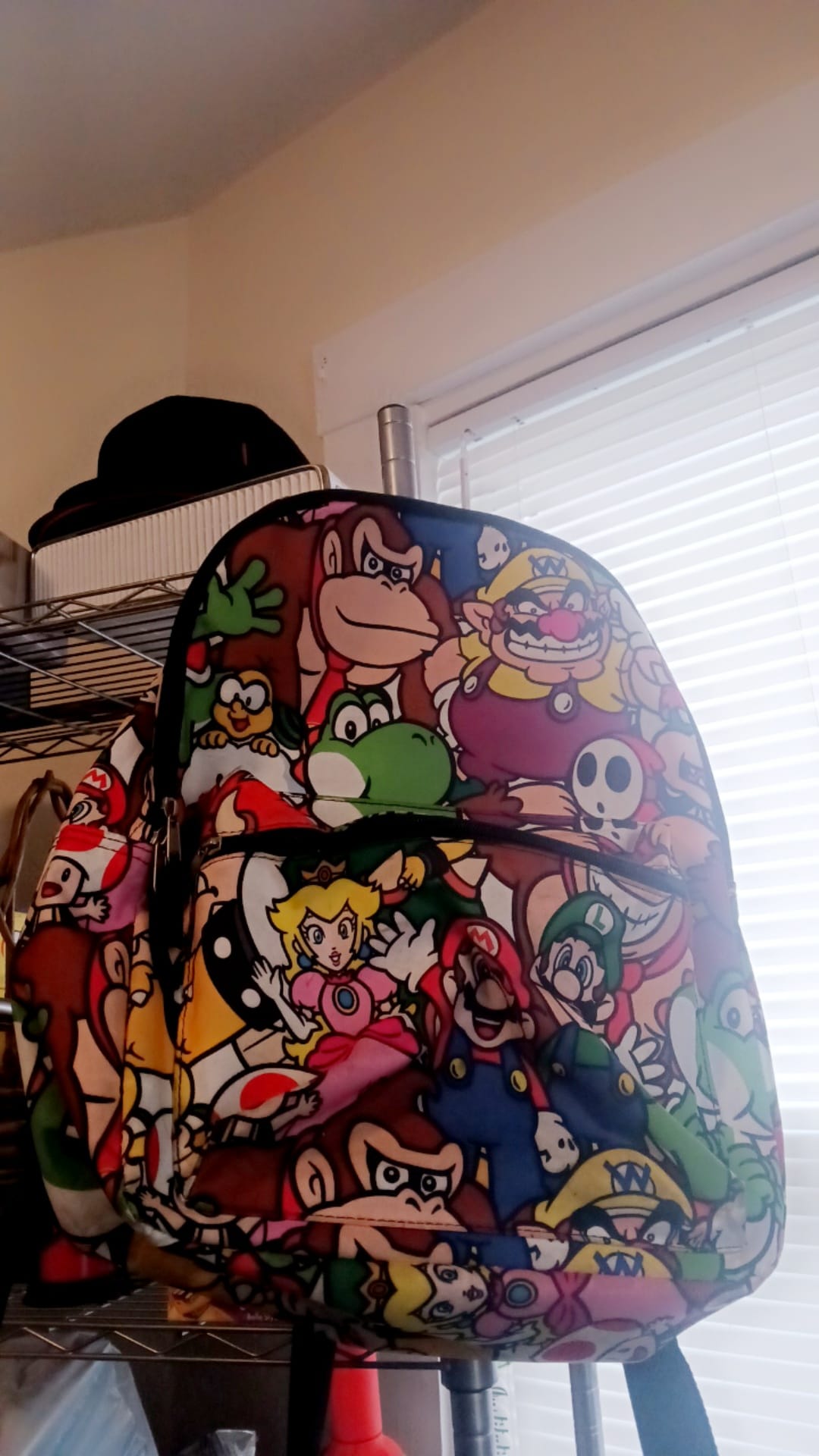 Video Game Backpack With Water Bottle Super Mario 16-Inch Backpack