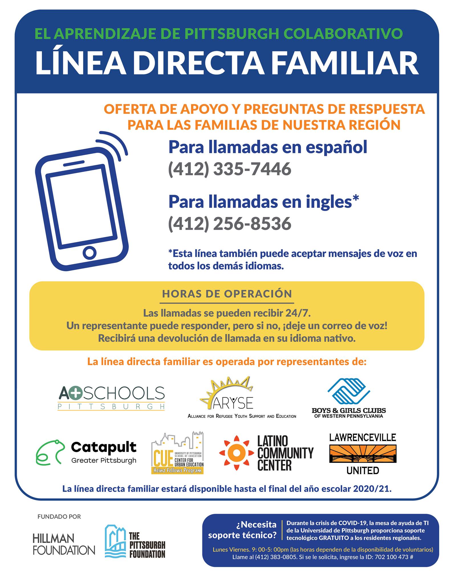 Latino - 📣 LINEA DIRECTA FAMILIAR 📣 La línea telefónica directa para ...