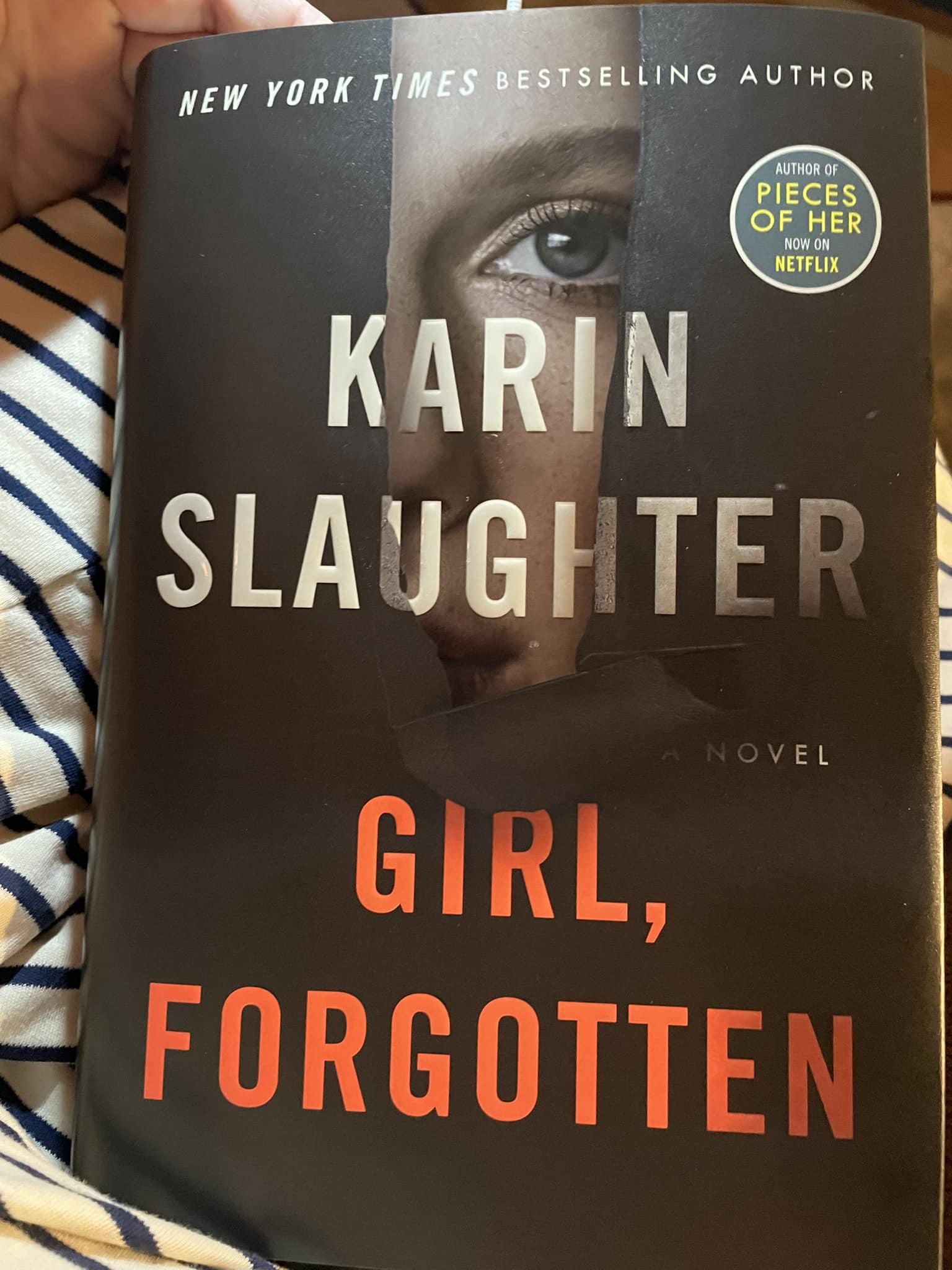 I'm reading “Girl, Forgotten” by Karin Slaughter. Loving it so far!