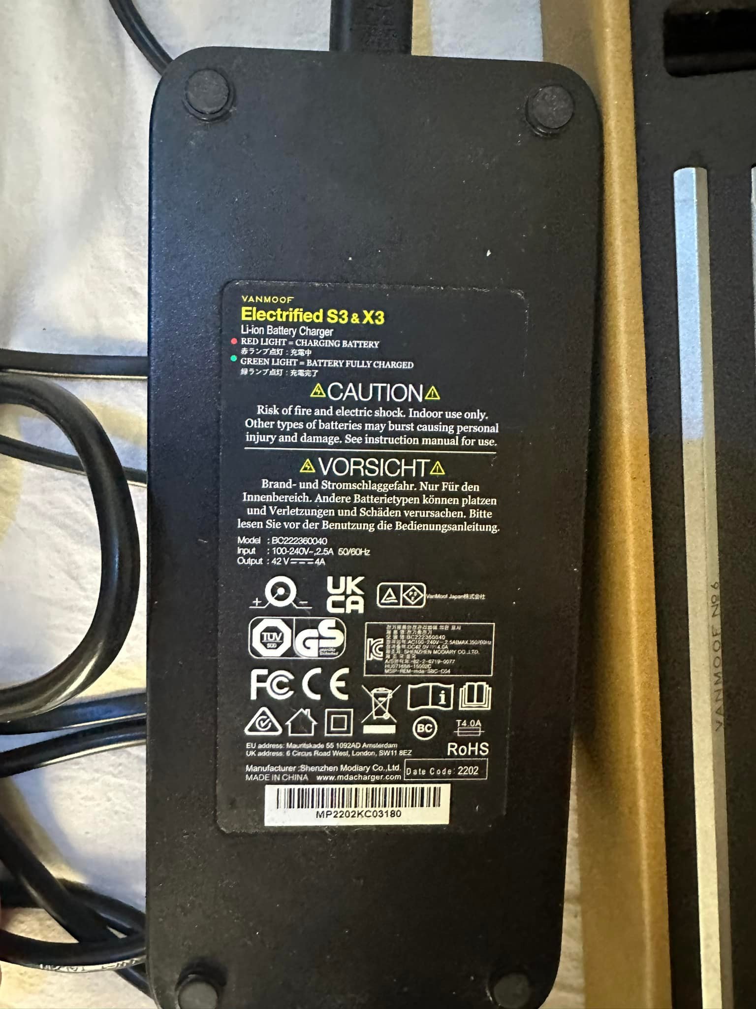 Vanmoof bike gear for sale in Denmark