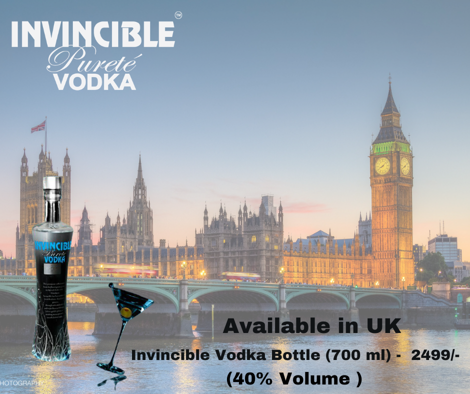Now get Invincible purete Vodka at... - Invincible Vodka