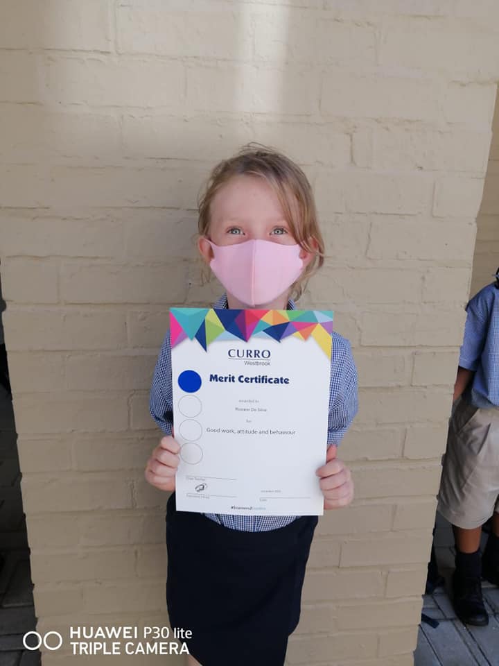 Curro Westbrook - Congratulations to the following Grade 2...