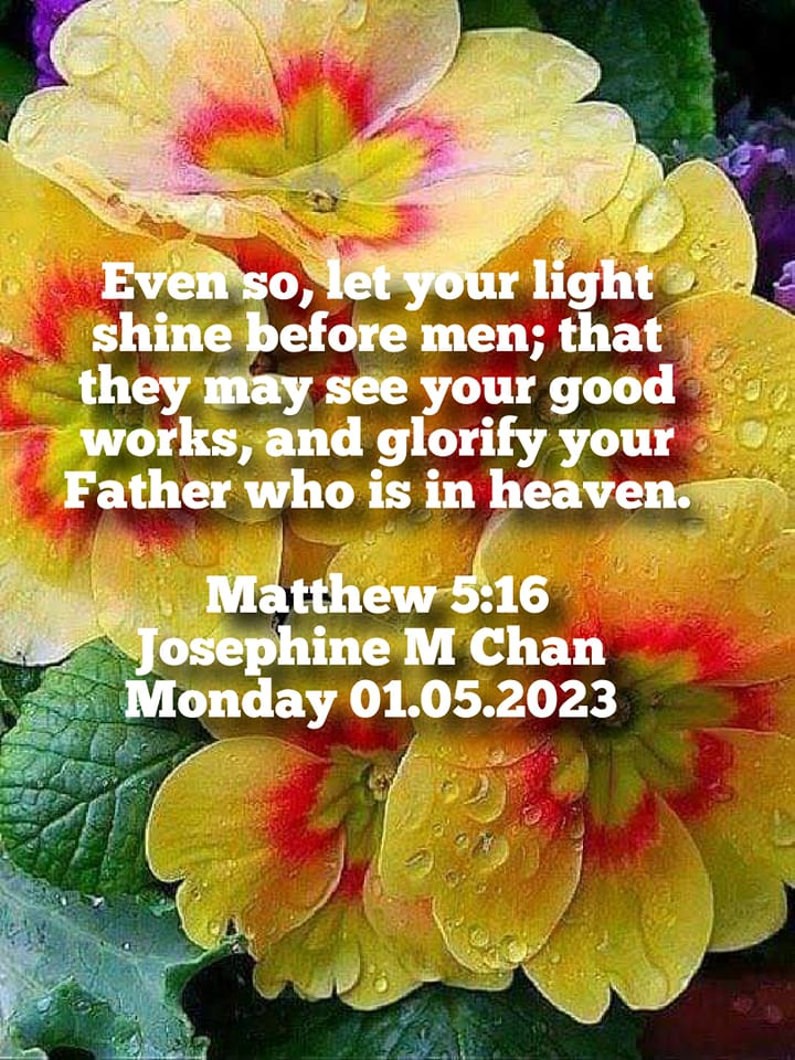 Shine as the light of the world with God's presence