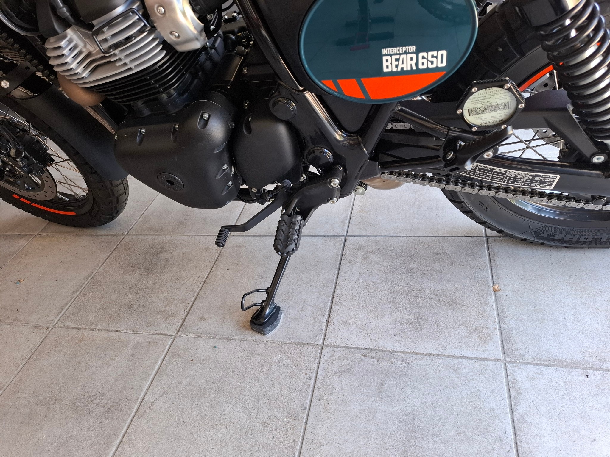 Chrome Side Stand – Universal Fit For Royal Enfield Bullet & Other Motorbikes