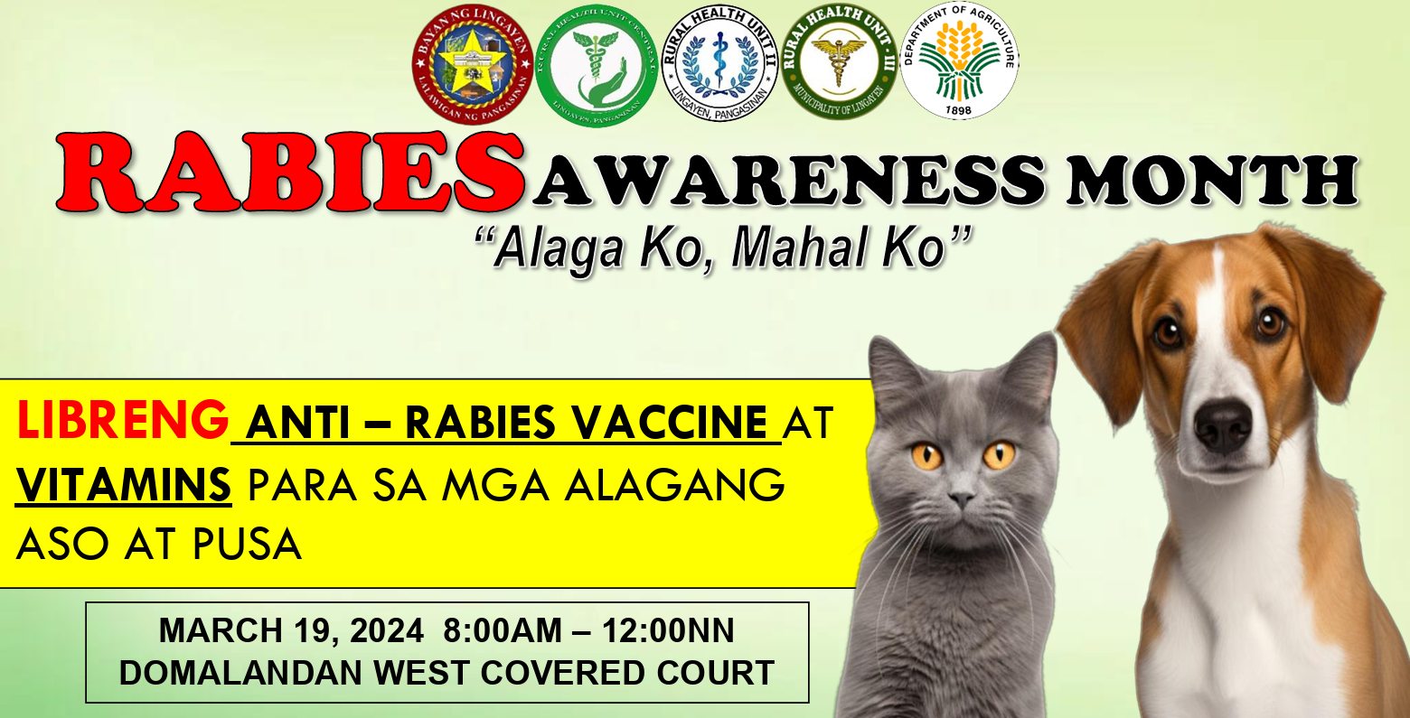 📢 March is Rabies Awareness... - Municipality of Lingayen | Facebook