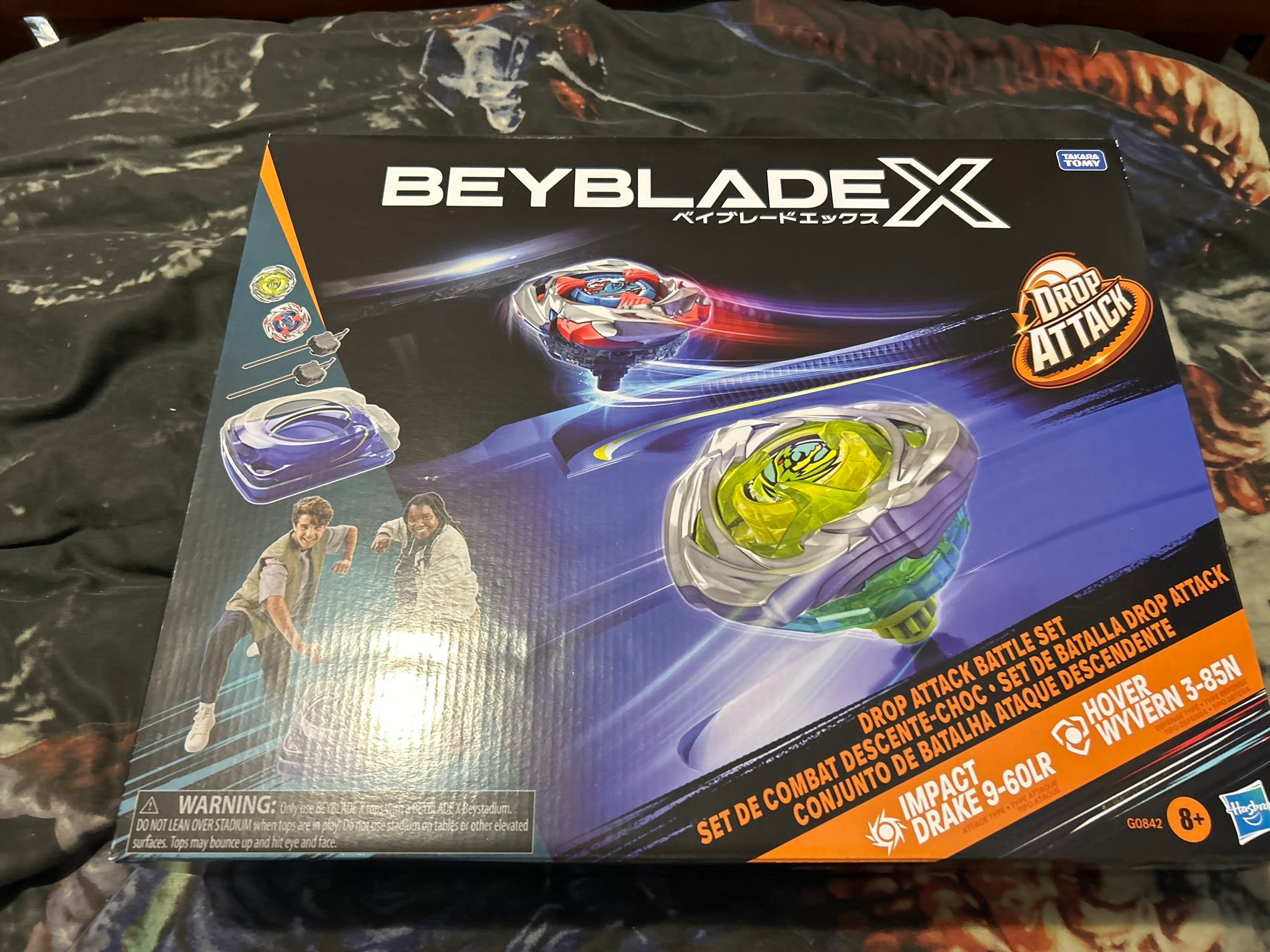 Hasbro Drop Attack Stadium and Hover Wyvern Beyblade review