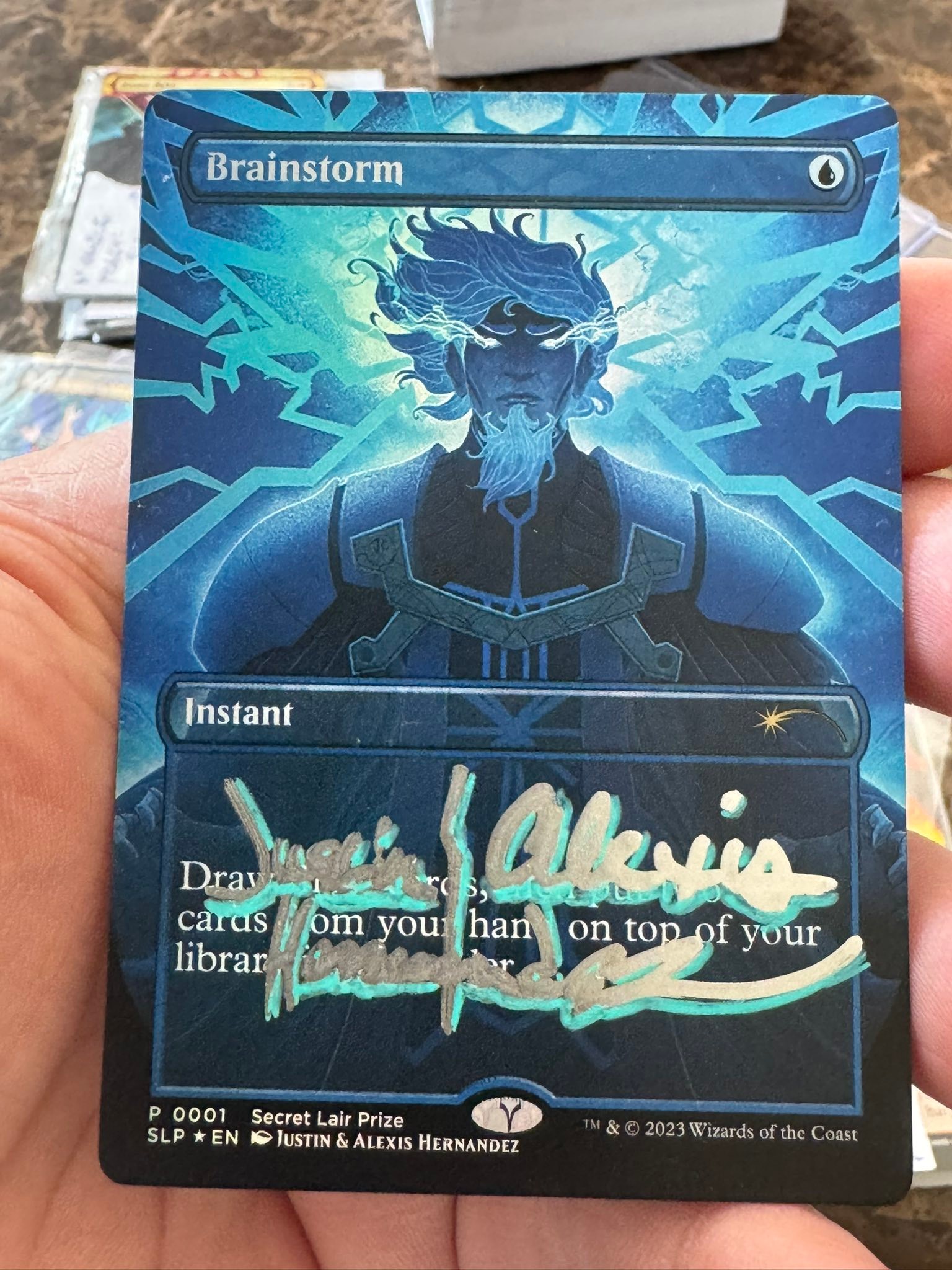 Magic: The Gathering cards signed by Alexis Hernandez through 