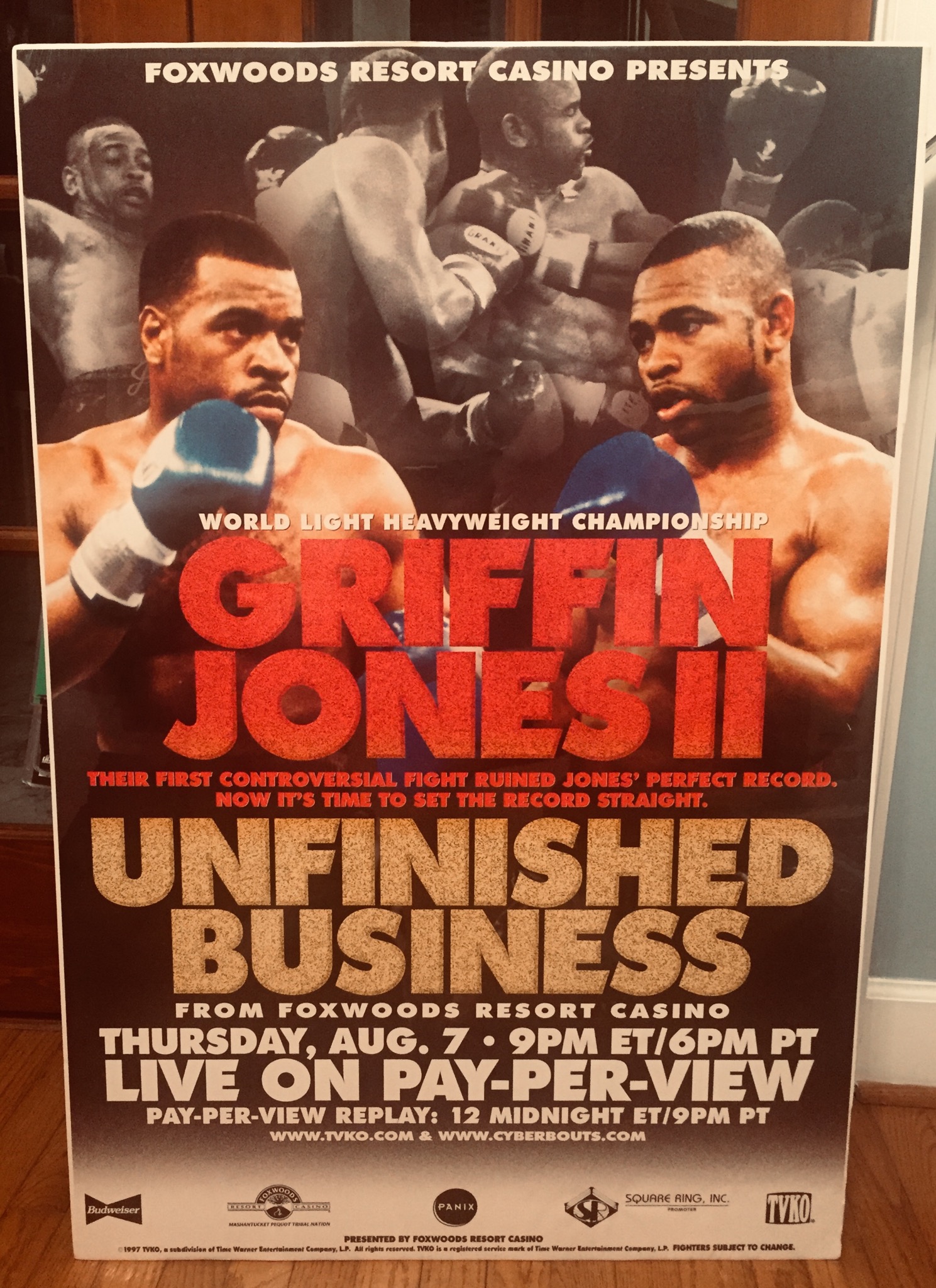 Roy Jones Jr took Montell Griffin out in the first round of their 