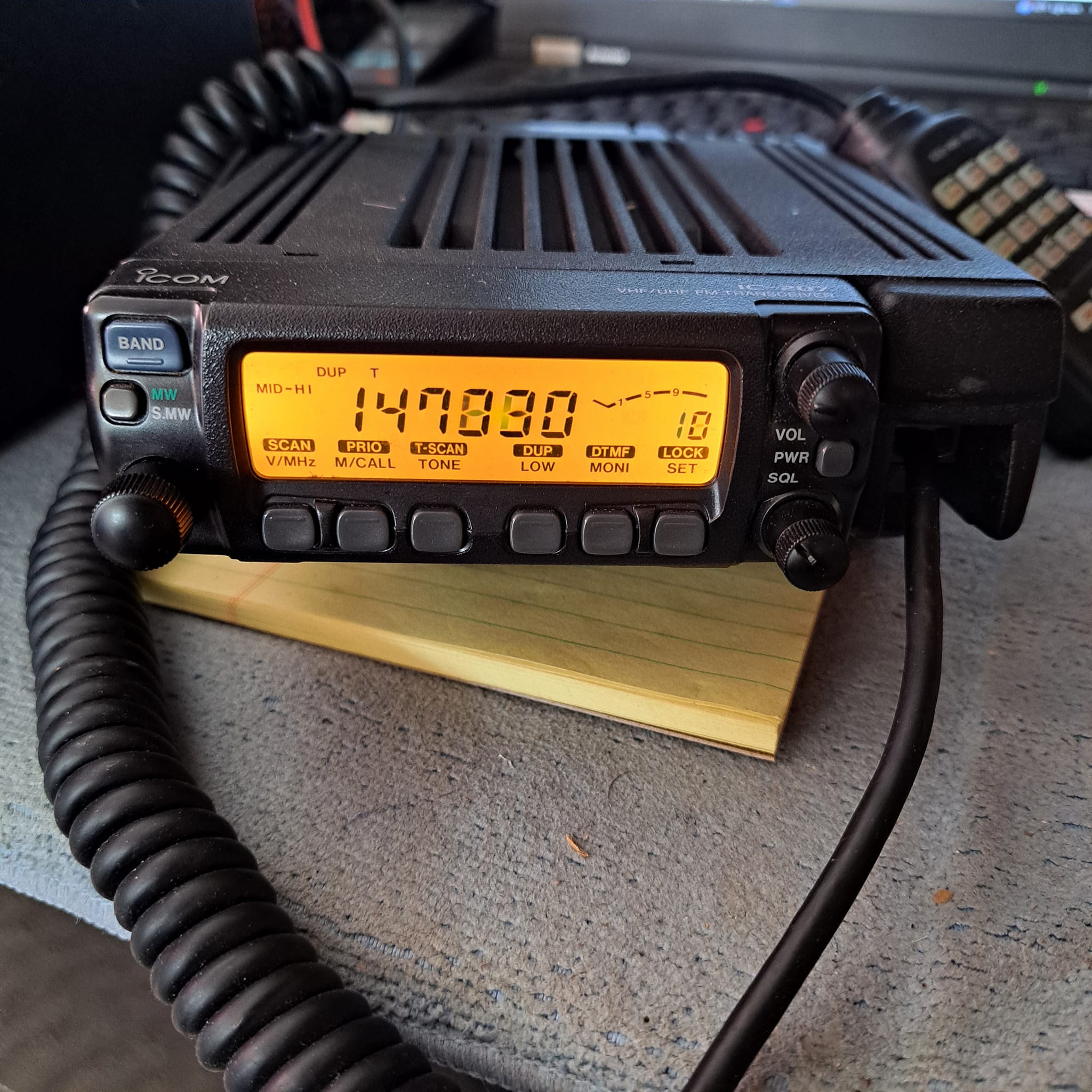 hI. I almost completely recovered a glorious Icom IC-202E that had