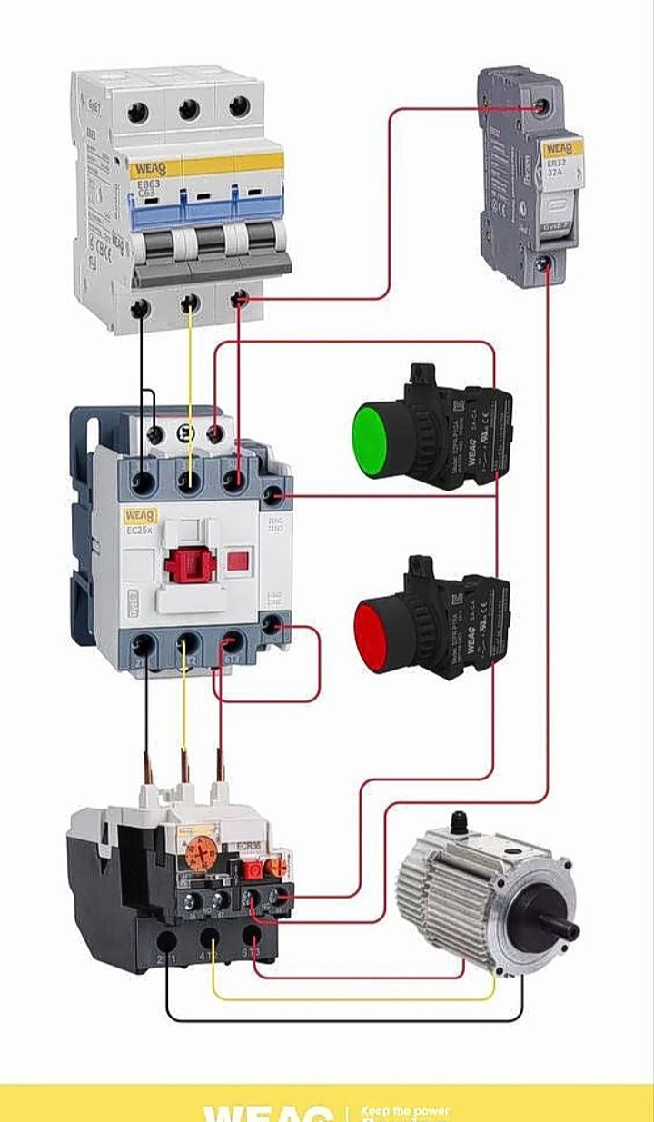 PLC PROGRAMMING | Gambar di atas menunjukkan rangkaian kontrol motor ...
