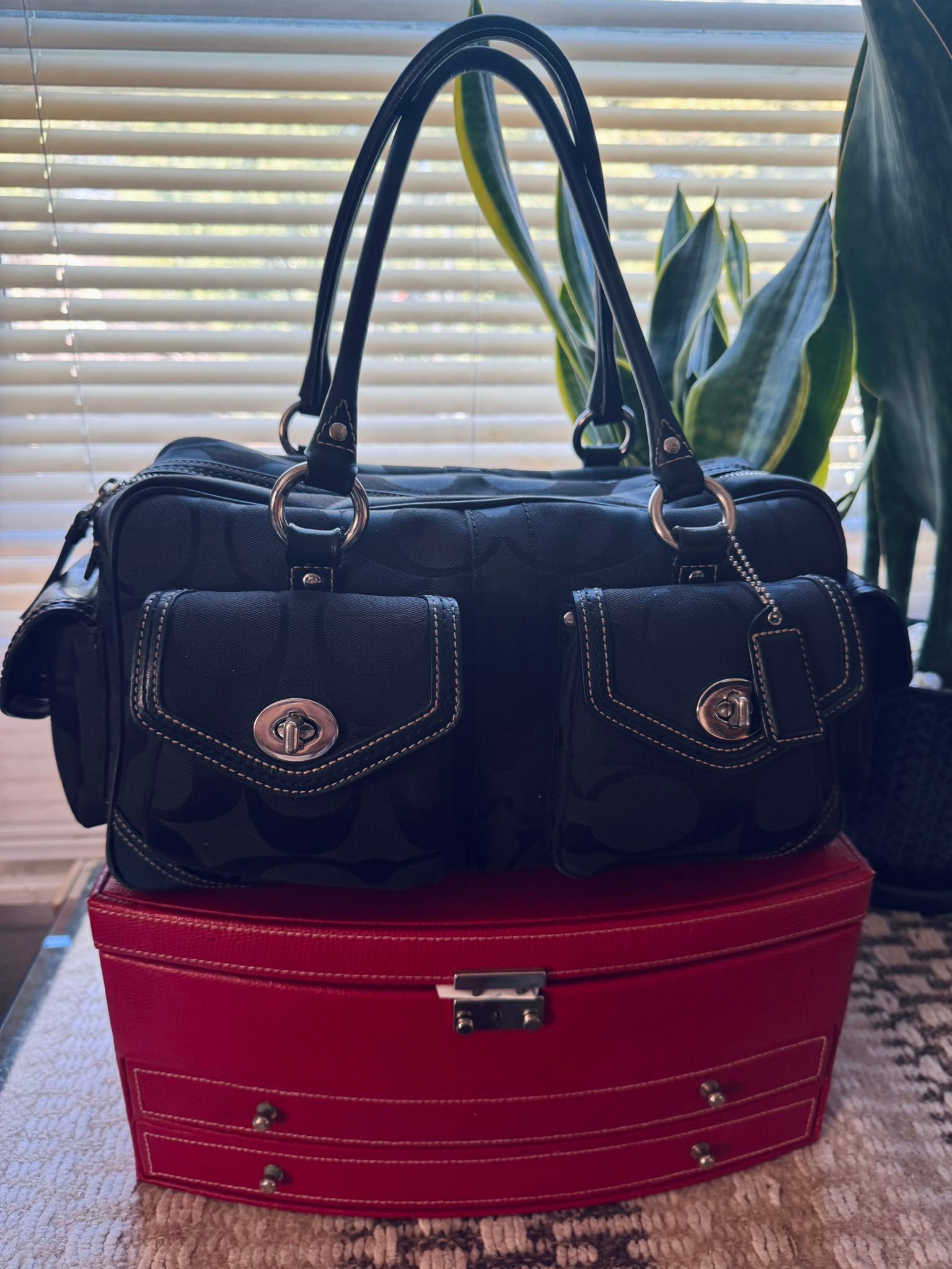 Vintage @coach Bixby Sling bag circa 1995. This little beauty is