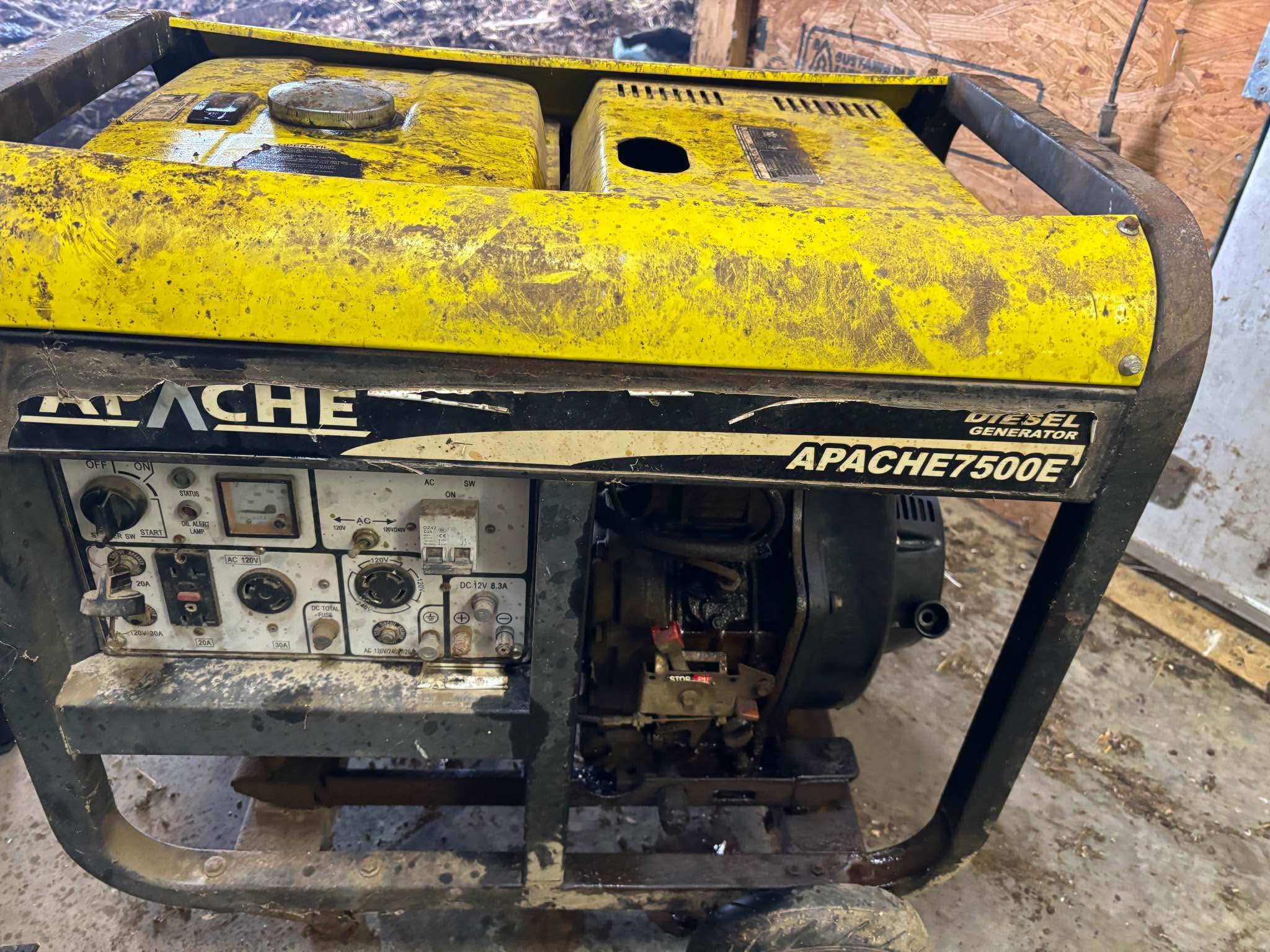 Apache 7500 Deisel generator - Miscellaneous Tools - Centerville, Iowa ...