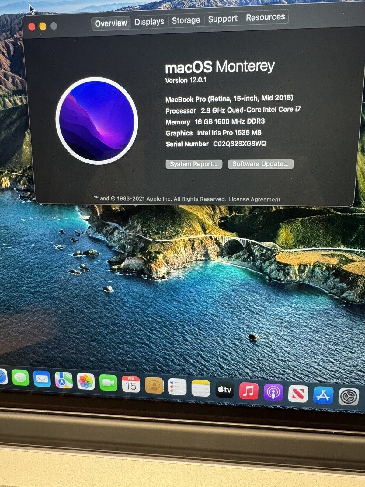 MacBook Pro Core i5 Ram 8 gb M2-256 gb Screen 13.3 inc Adapter new 