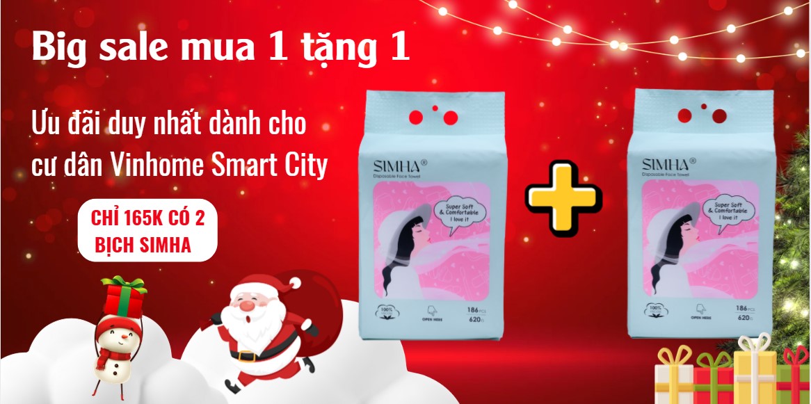 Chợ Làng Vinhomes Smart City | 🧻 **Khăn mặt khô SIMHA – gọn nhẹ mà an ...