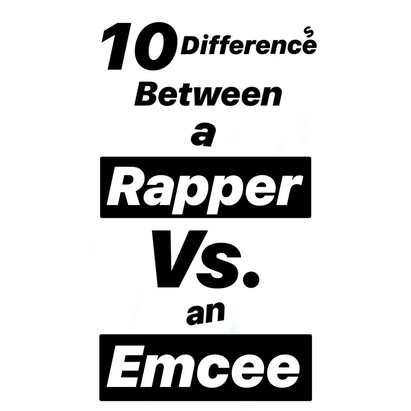 OY Productions - 10 differences between a Rapper Vs. an...