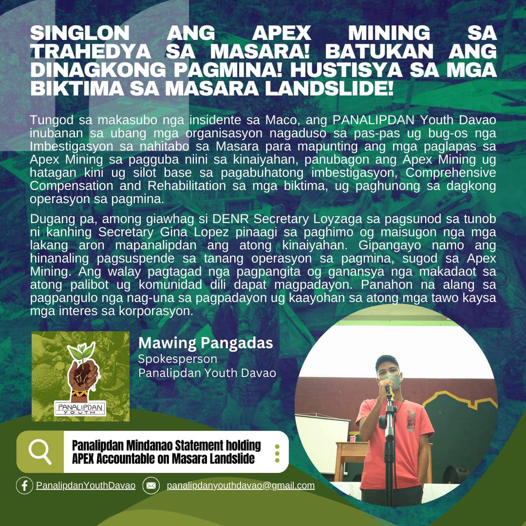 BASAHA | Pahayag ni Mawing... - Panalipdan Youth - Davao