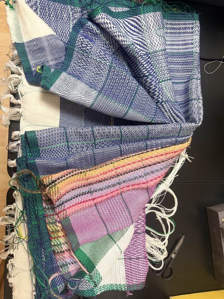 Weaving inspired by Janet Phillips in Weft magazine