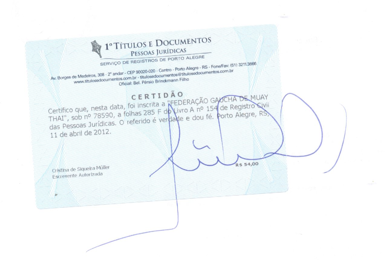 Federação Gaúcha De Muay Thai - FGMT