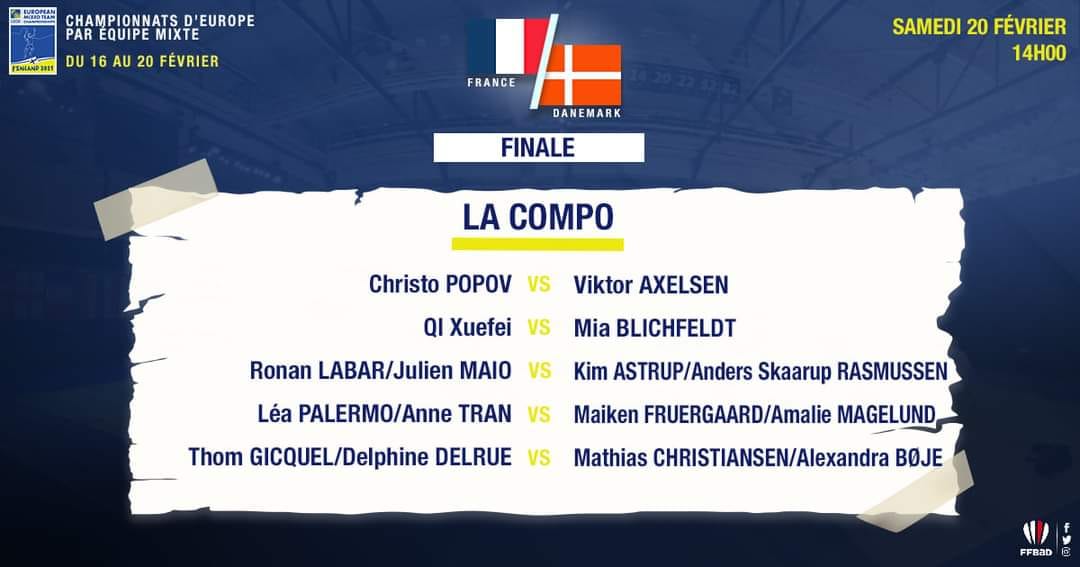 Badminton Associatif Choletais - 🏆JOUR DE FINALE🏆 Pour cette finale ...