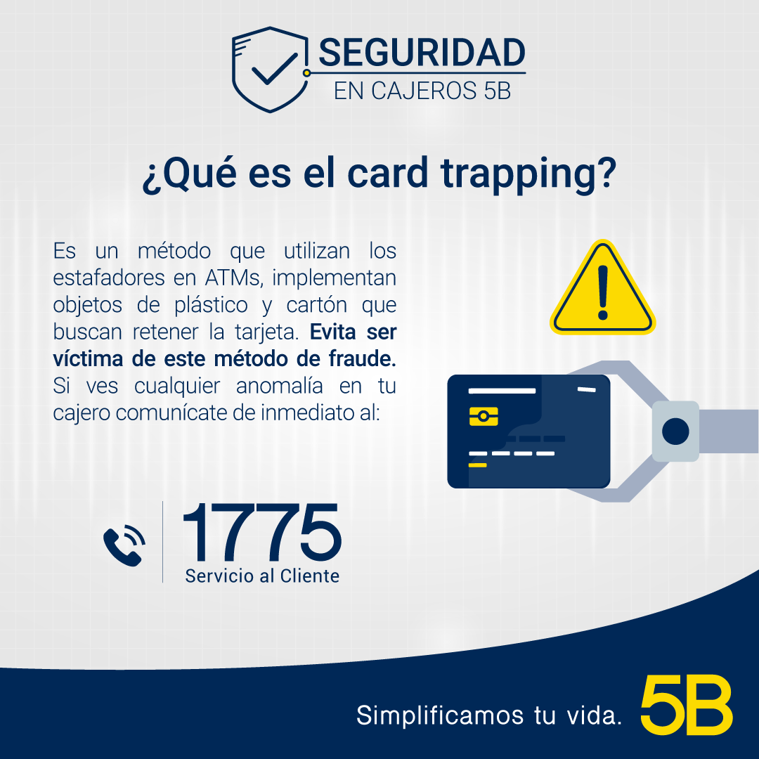 5B - ¿Qué es el card trapping? Conoce más aquí: ⬇️...