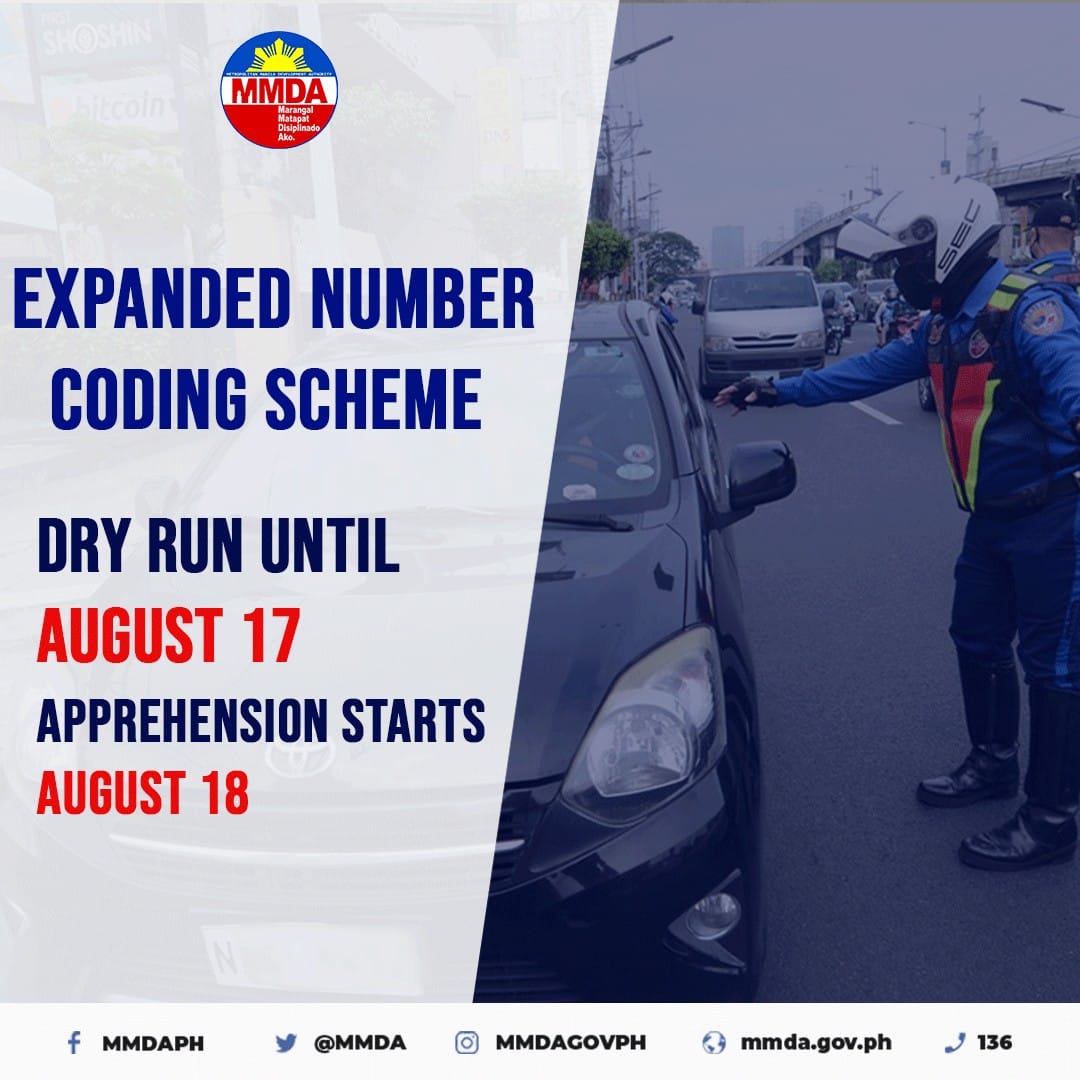 MMDA - Sa Day 2 ng Expanded Number Coding Scheme dry run,... | Facebook