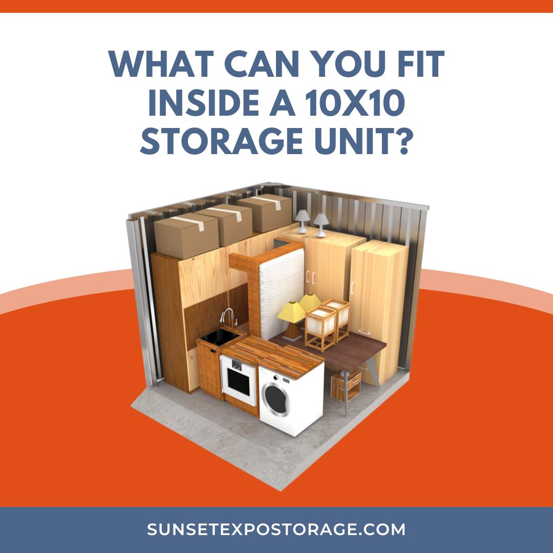 📦 A 10x10 storage unit offers... - Sunset Expo Self Storage