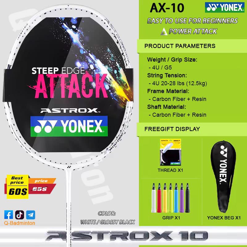 ✓Yonex Astrox 10 Series ✓Original 🏸 💸New Best Price 60$ Only