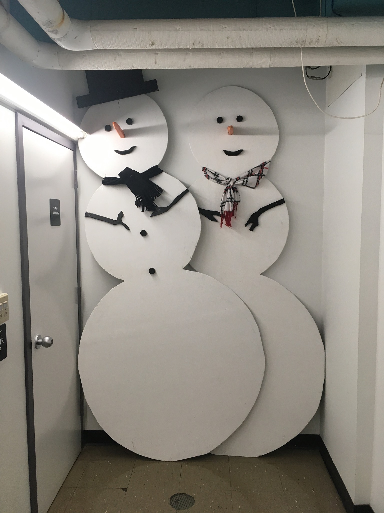 Russell Library - Our snowmen have come inside, where they... | Facebook