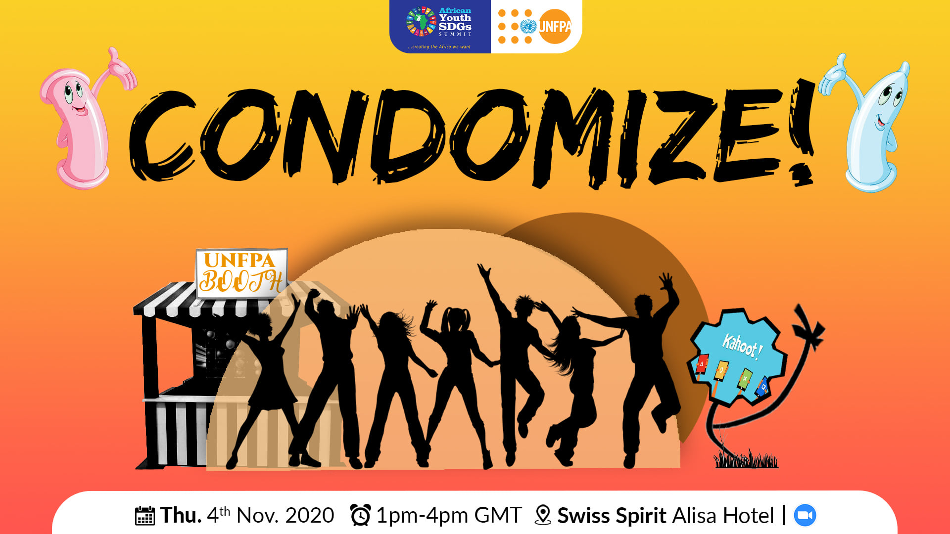 UNFPA Ghana - CONDOMIZE!🥳 Are you at the African Youth...