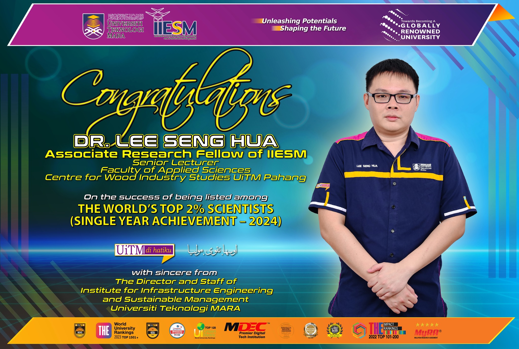 Iiesm - Congratulations to DR. LEE SENG HUA, Associate Fellow of IIESM ...