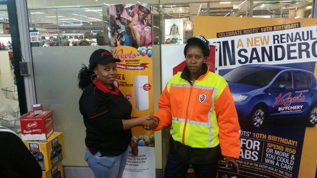 Roots Butchery - Congratulations to Gladys on winning a brand new ...
