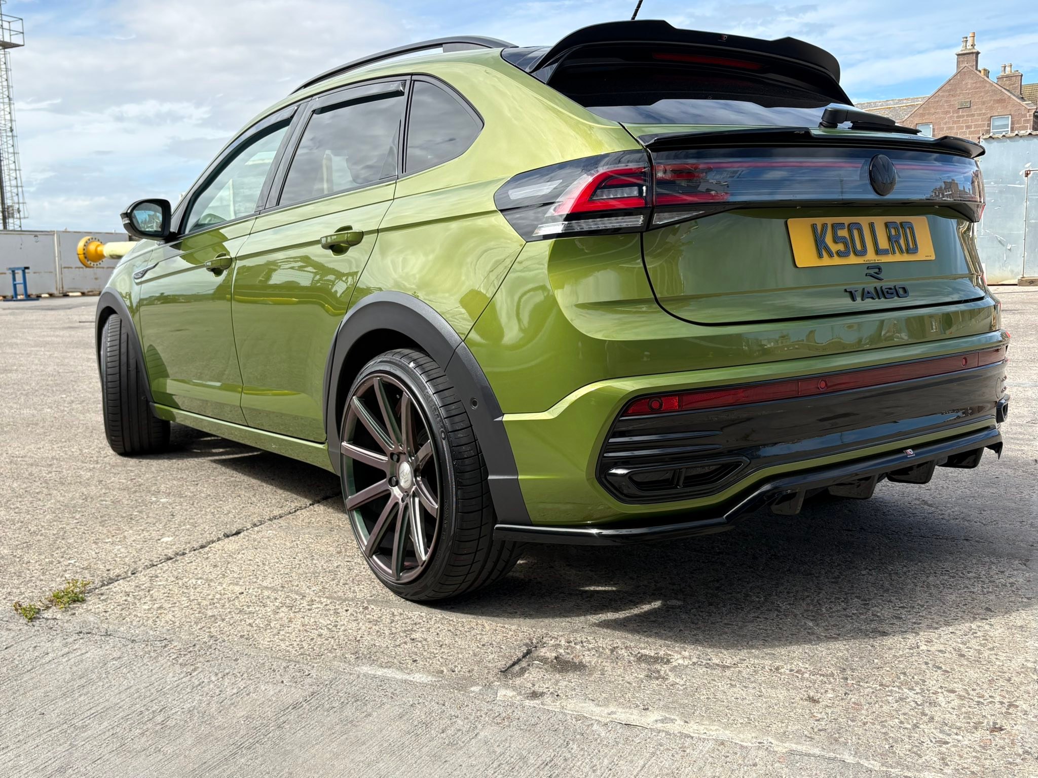 VW TAIGO OWNERS CLUB | Suspension lowered, 9.5x19 wheels fitted, front ...