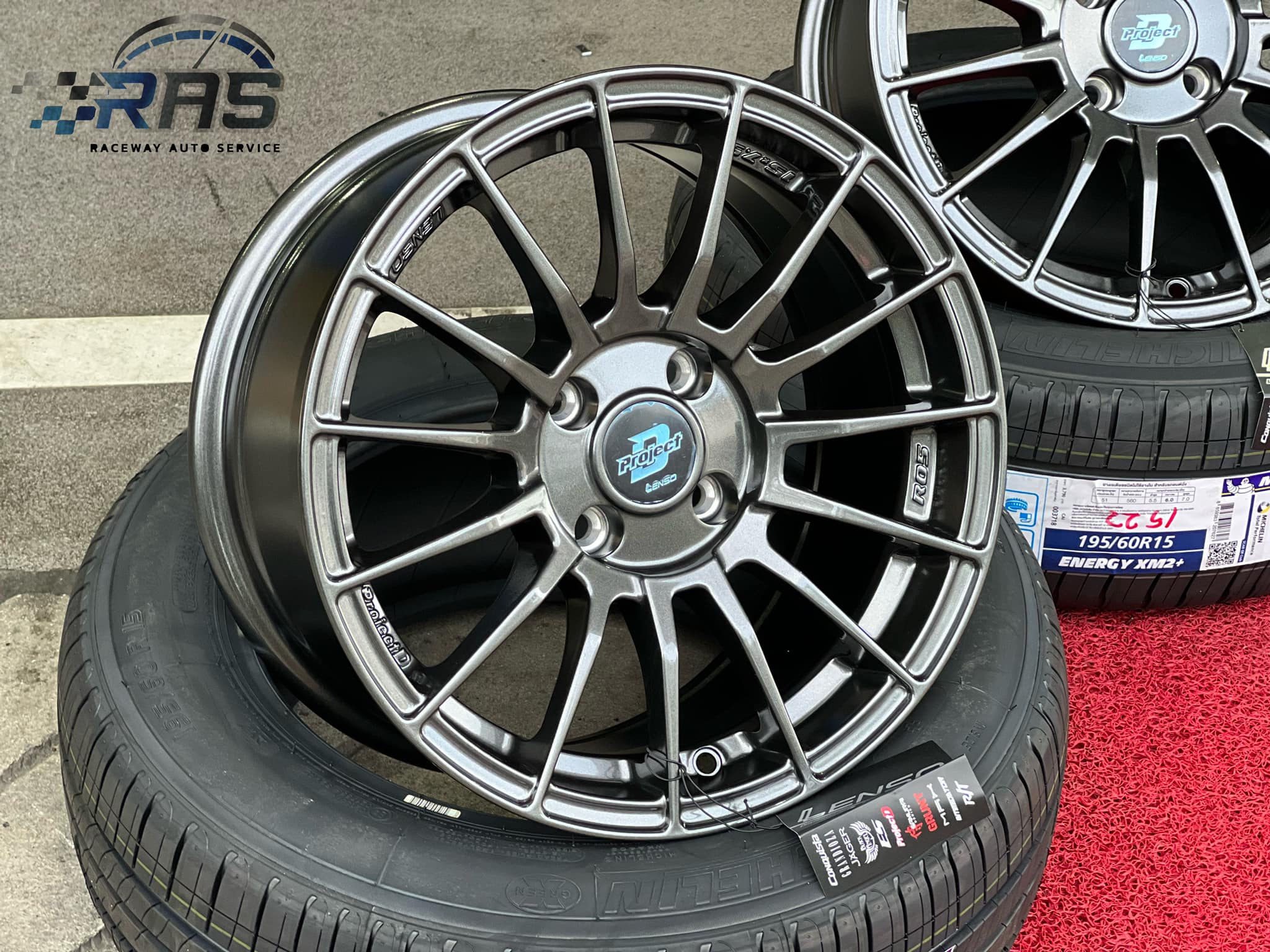 🔥🔥🔥Toyota Vios จัดล้อแม็กซ์แท้ Lenso Project D-R05 15x7.5 Offset+35 สี ...