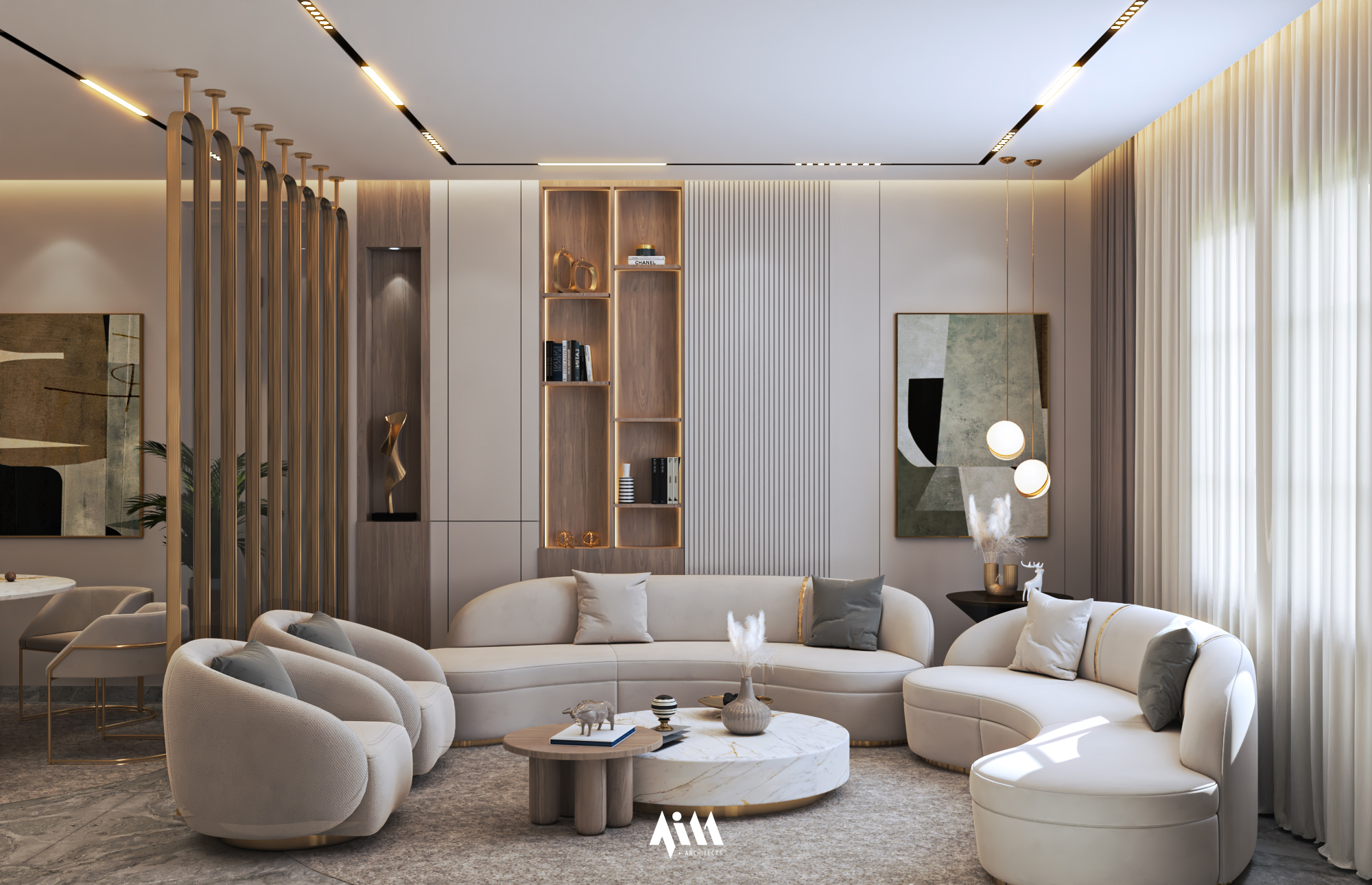 Designing a reception area is like... - AIM-Plus Architects