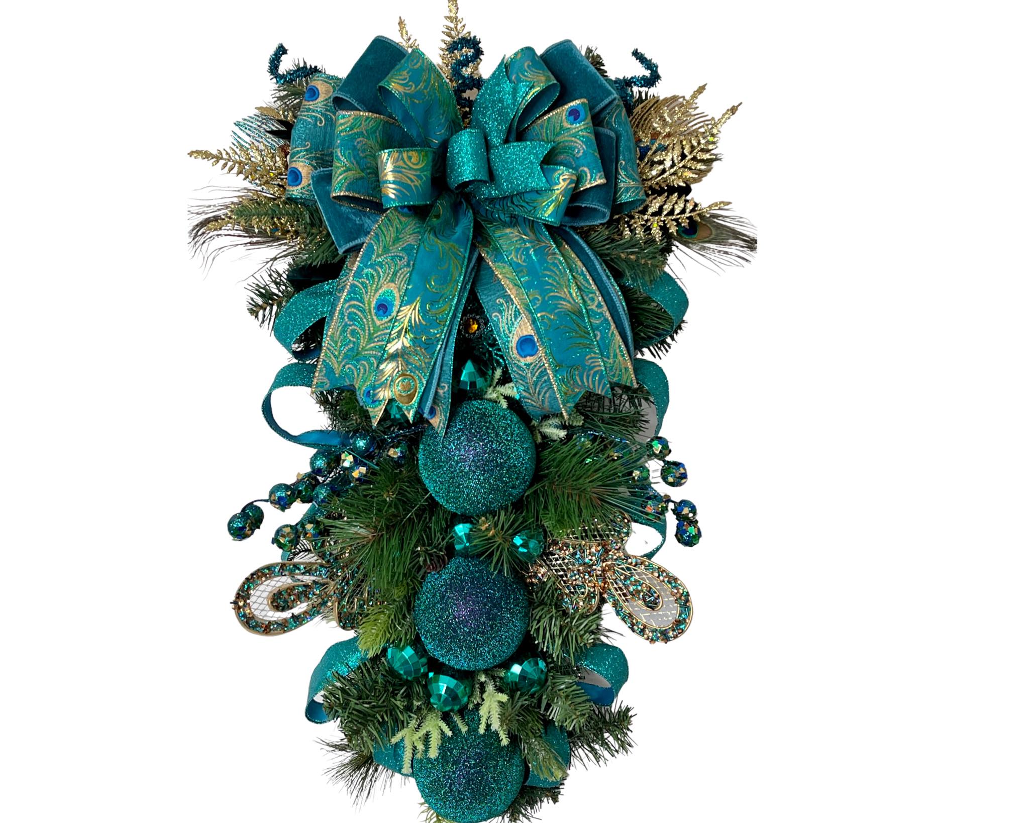 Dixie's Wreaths This Peacock Swag is the perfect wreath... Facebook