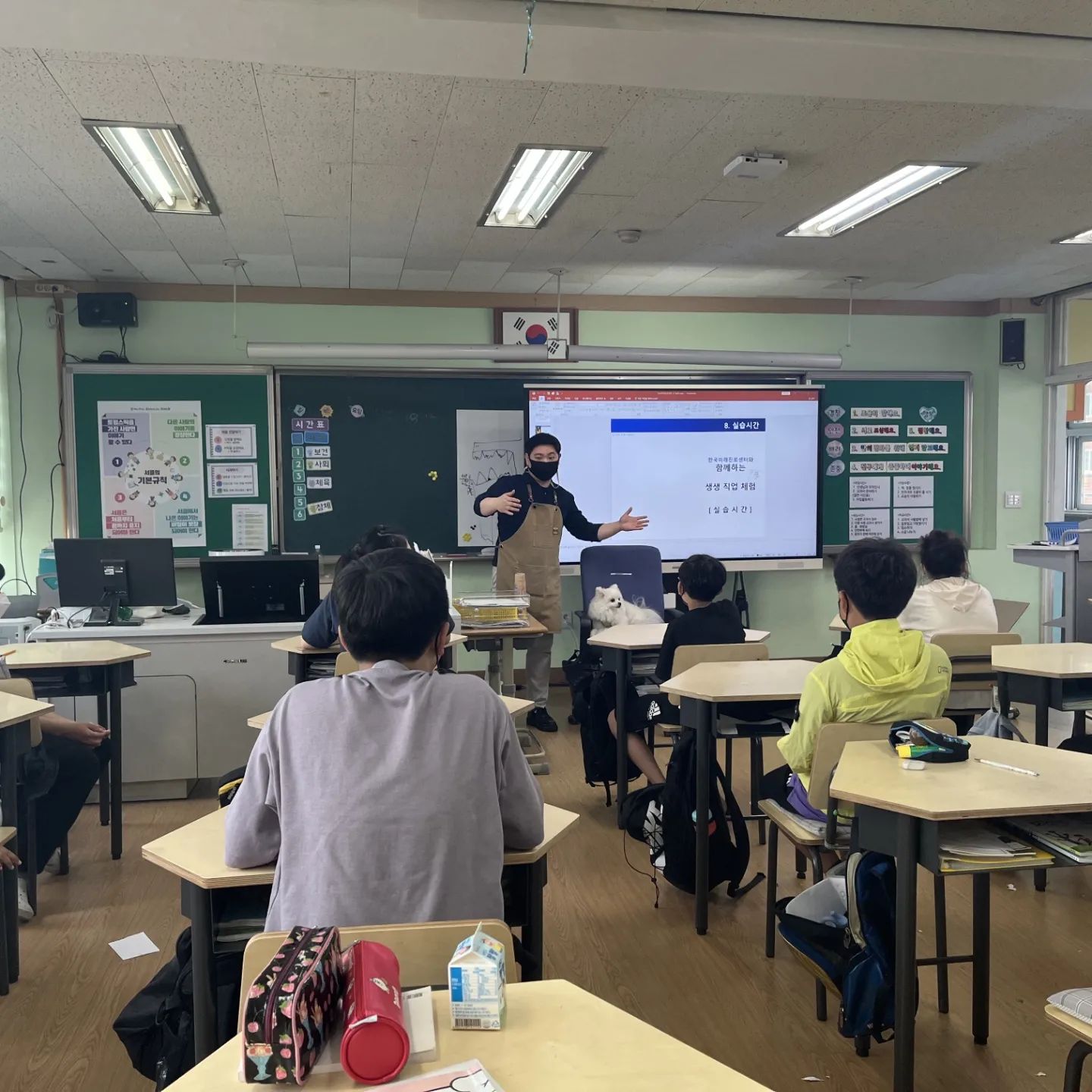 장수멍냥 - 🐕울산 옥성초등학교 5학년2반 학생들을 대상으로 직업관련체험을 진행했어요 🐕 반려동물과의...