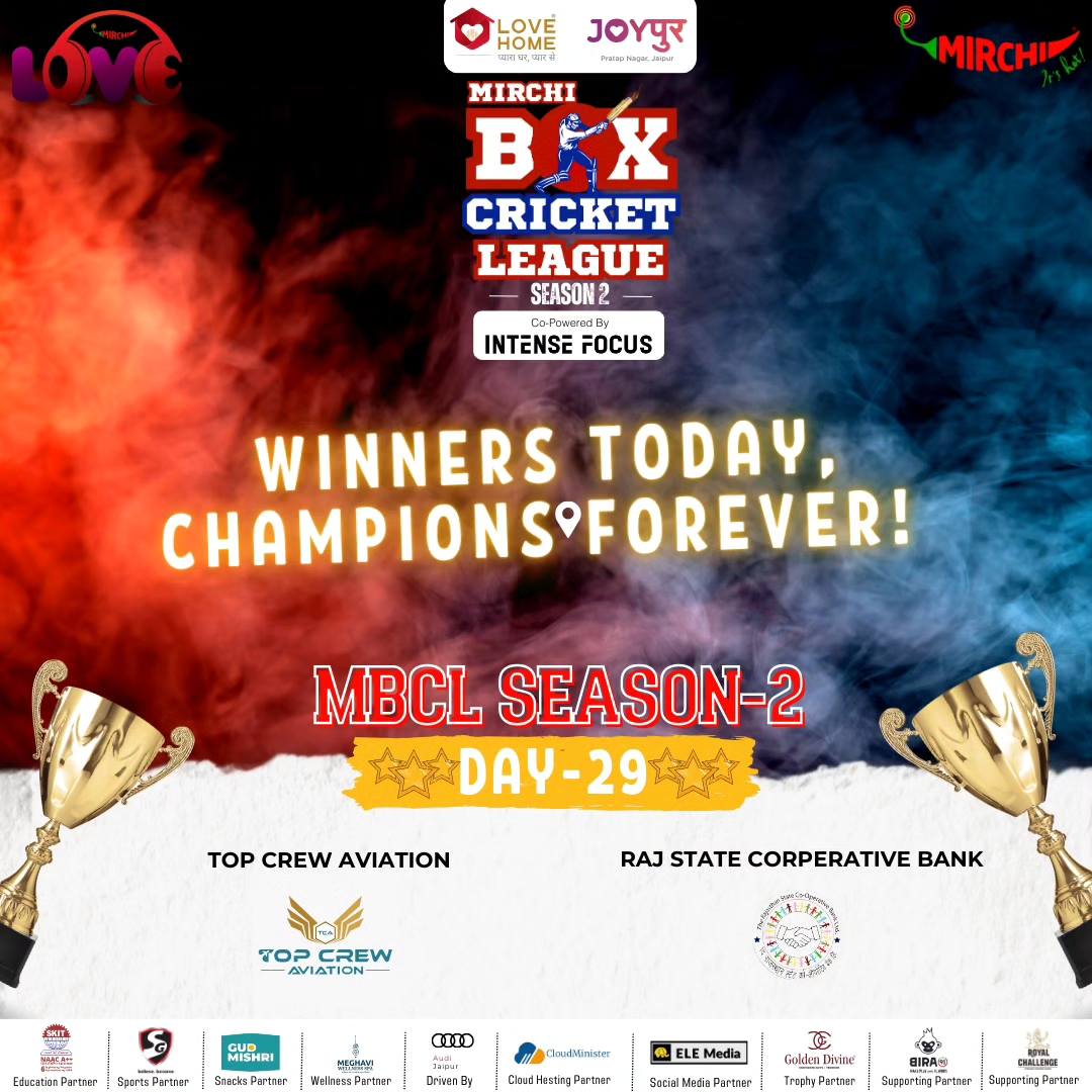 Mirchi Box Cricket League | Jaipura