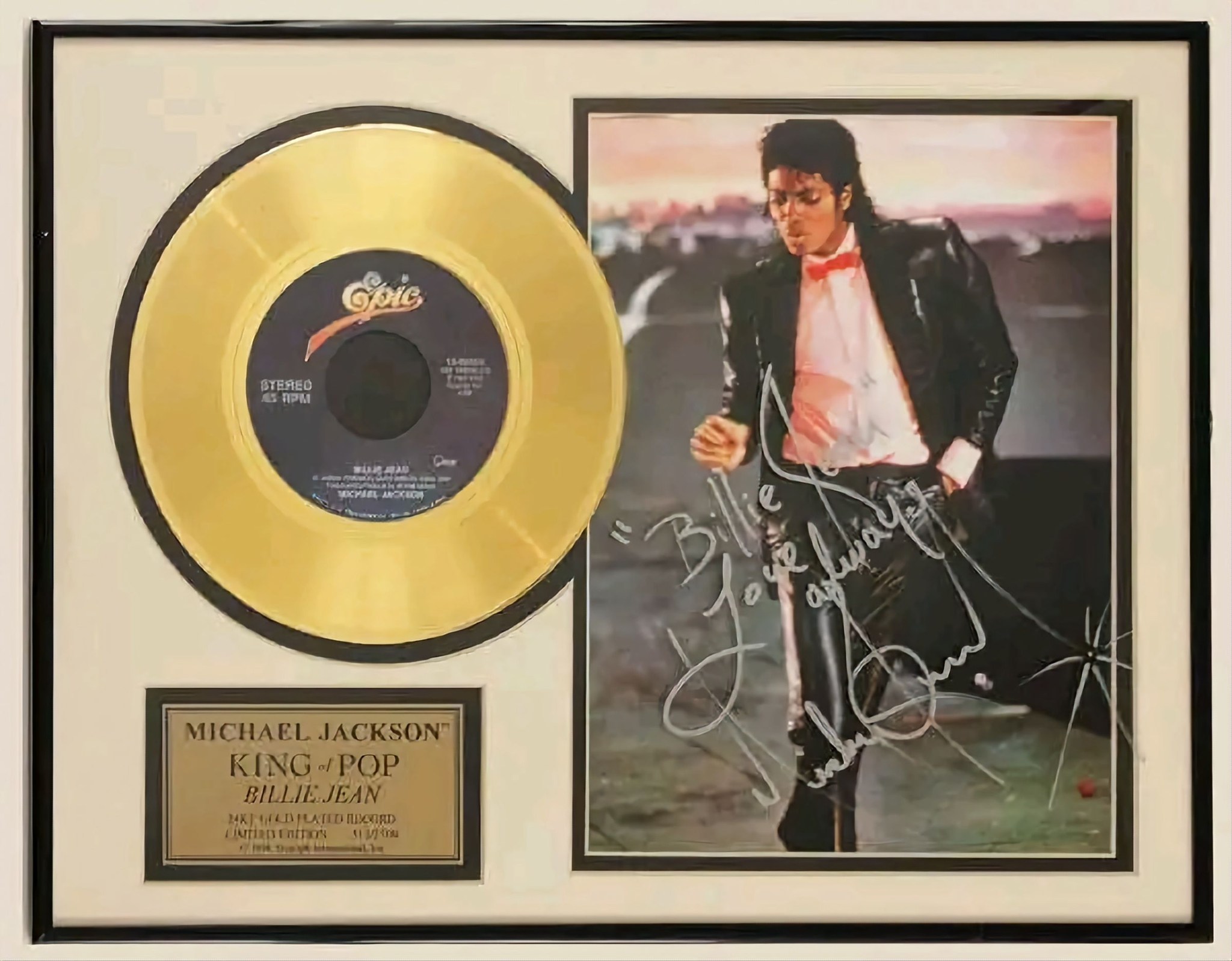 Michael Jackson “Billie Jean” was certified Gold Forty-three years